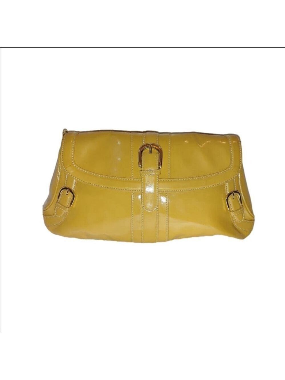 MAXX New York Patent Leather Clutch